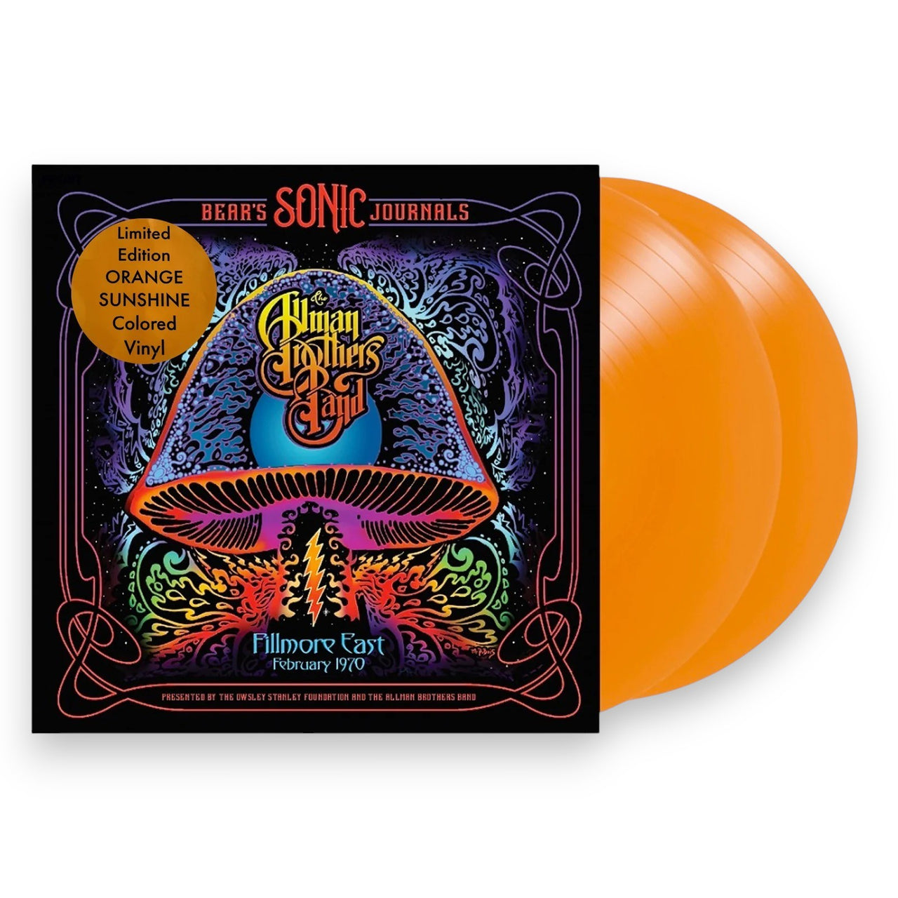 Bear's Sonic Journals: Allman Brothers Band, Fillmore East, 2/11, 13 & 14/1970 (Orange Sunshine 2-LP Vinyl)