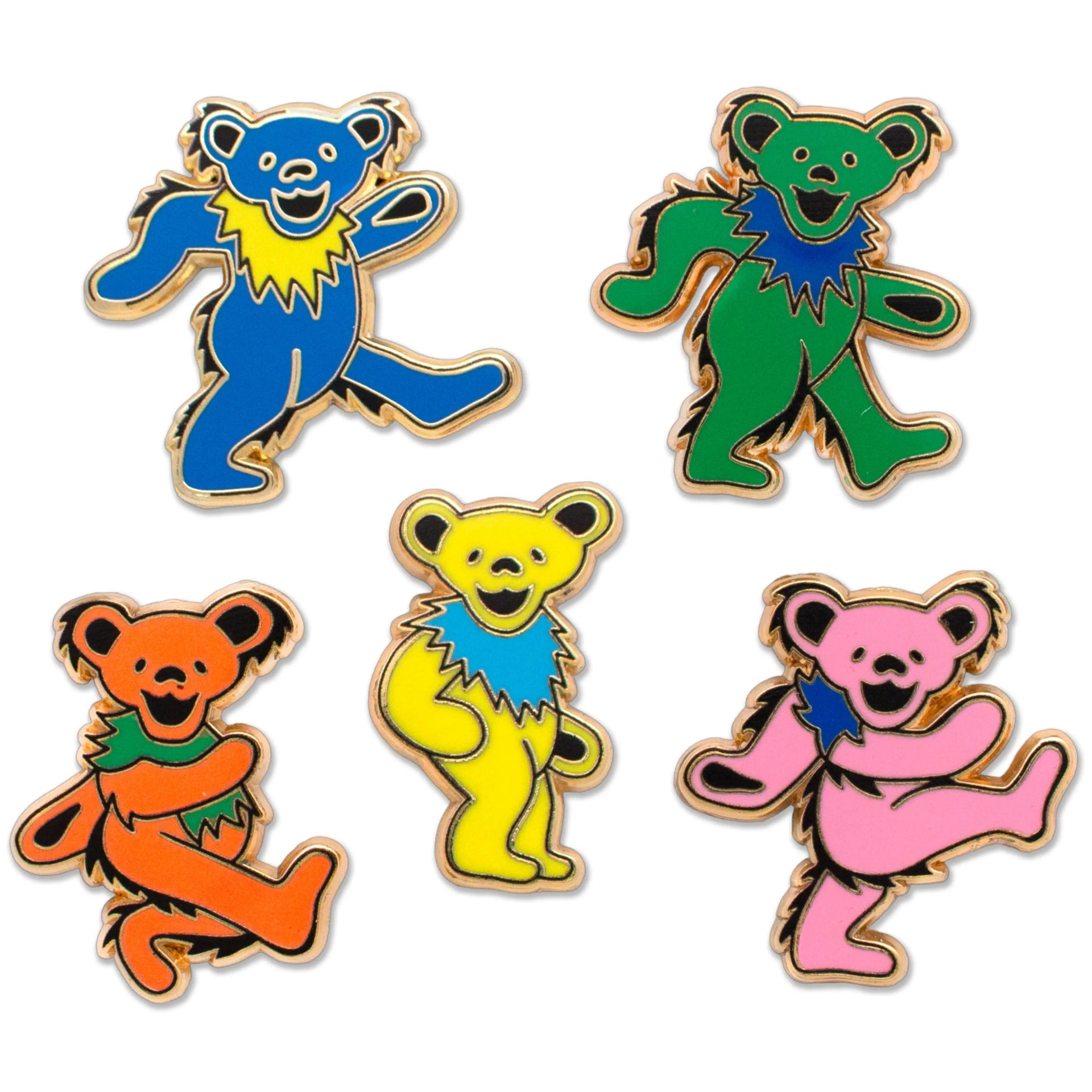 Grateful Dead Dancing Bear Pin Set | Pin | Relix | relix.shop Grateful Dead Dancing Bear Pin Set | Pin | Relix | relix.shop