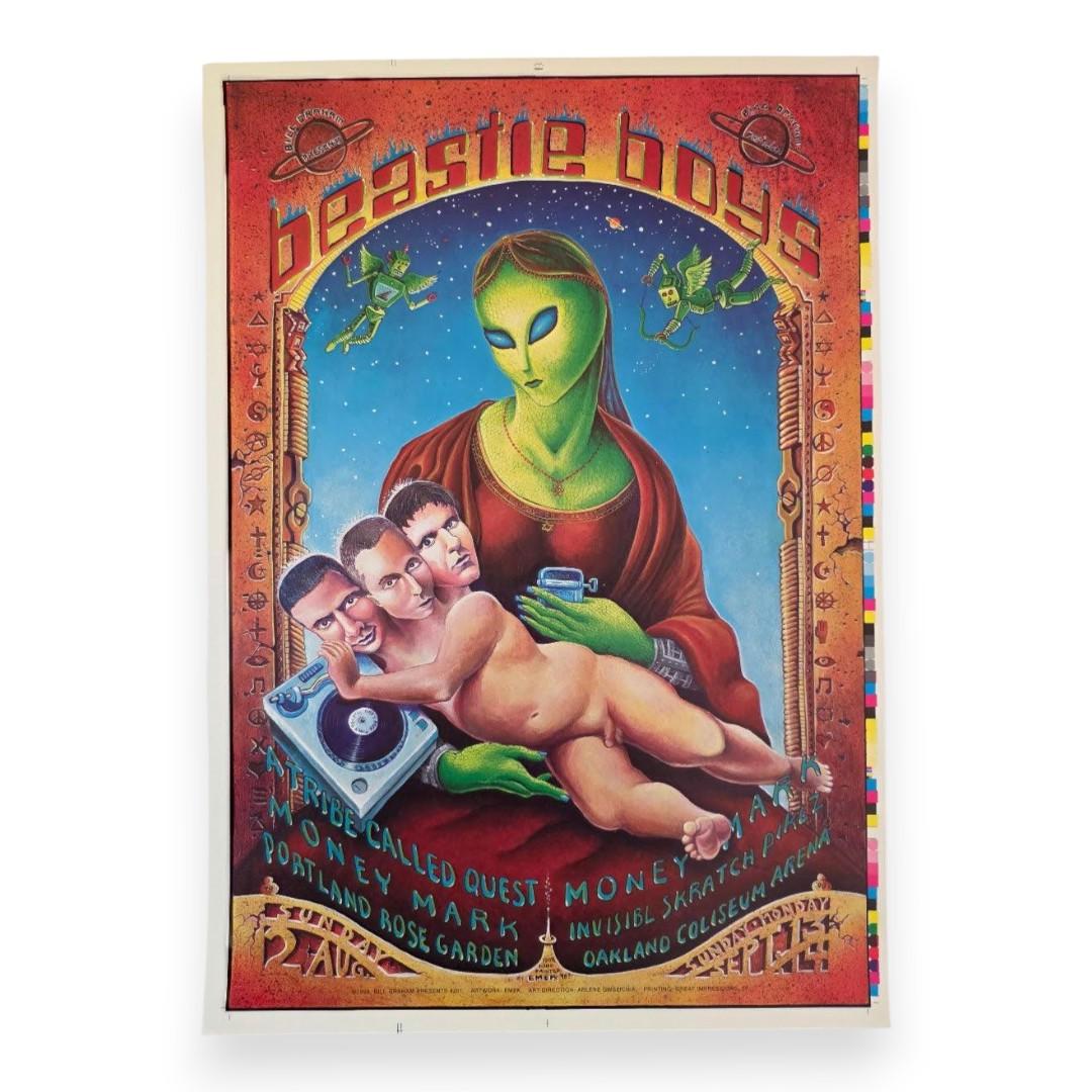 Beastie Boys, A Tribe Called Quest – 1998 Tour Printer’s Proof by EMEK