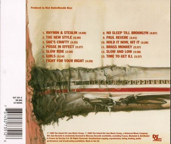 Beastie Boys – Licensed to Ill (CD)