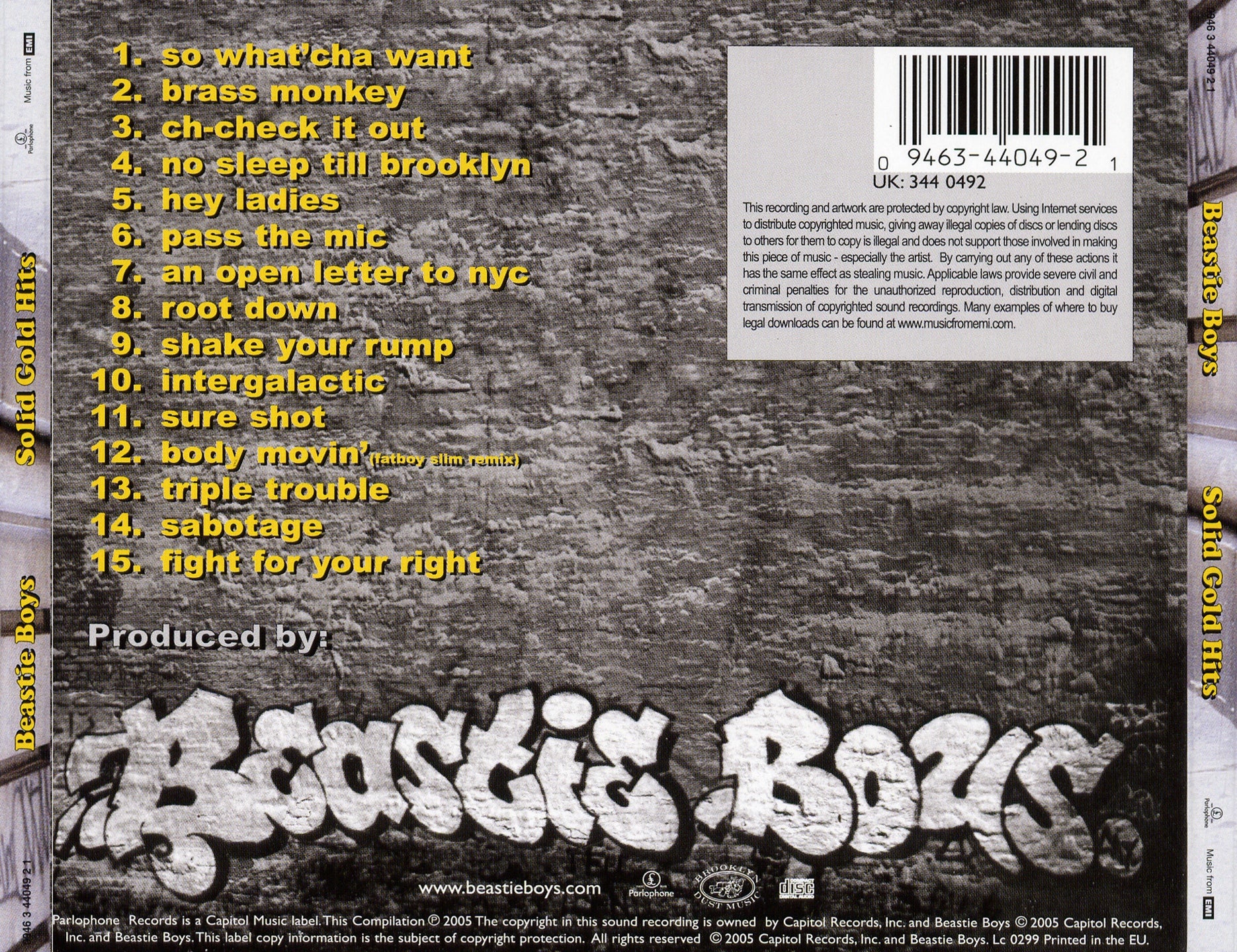 Beastie Boys – Solid Gold Hits (CD)