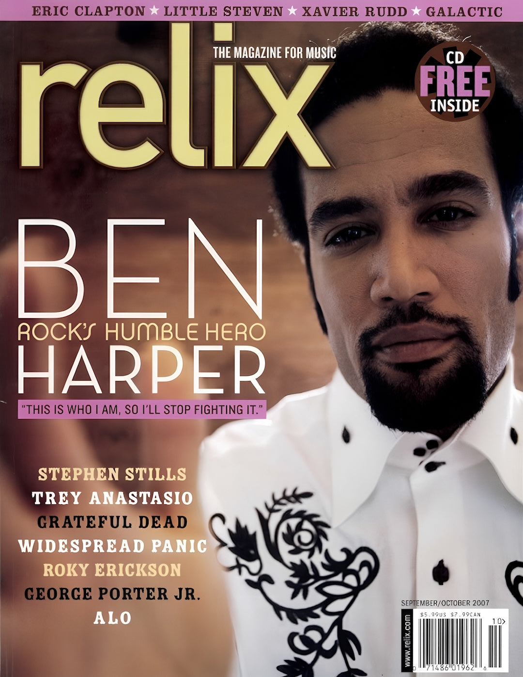 Ben Harper - September/October 2007 Relix Issue