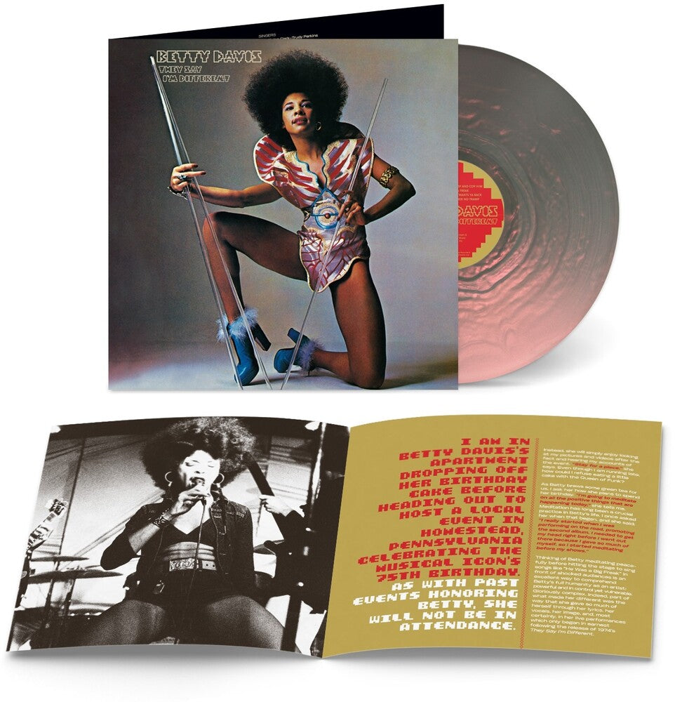 Betty Davis – They Say I'm Different (Colored, With Booklet, Exp LP Vinyl)