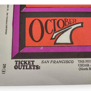 Big Brother & The Holding Company, Jim Kweskin – The Avalon Ballroom, San Francisco (Oct 7–8, 1966) by Stanley Mouse & Alton Kelley (3rd Edition, Good Condition)