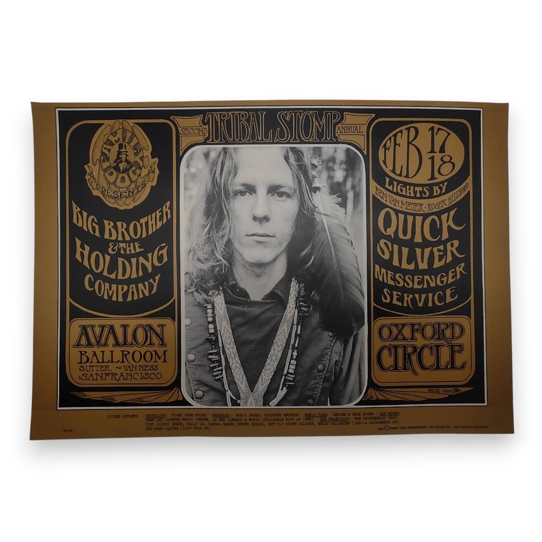 Big Brother & The Holding Company – The Avalon Ballroom, San Francisco (Feb 17–18, 1967) by Stanley Mouse & Alton Kelley