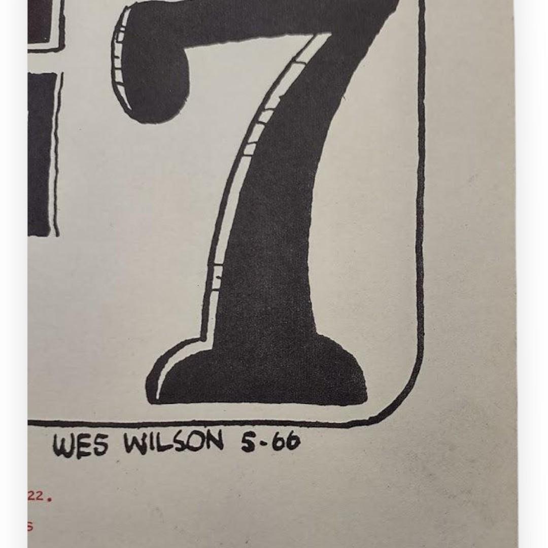 Big Brother & The Holding Company, The Charlatans, The Daily Flash – The Avalon Ballroom, San Francisco (May 6–7, 1968) by Wes Wilson