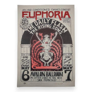 Big Brother & The Holding Company, The Charlatans, The Daily Flash – The Avalon Ballroom, San Francisco (May 6–7, 1968) by Wes Wilson