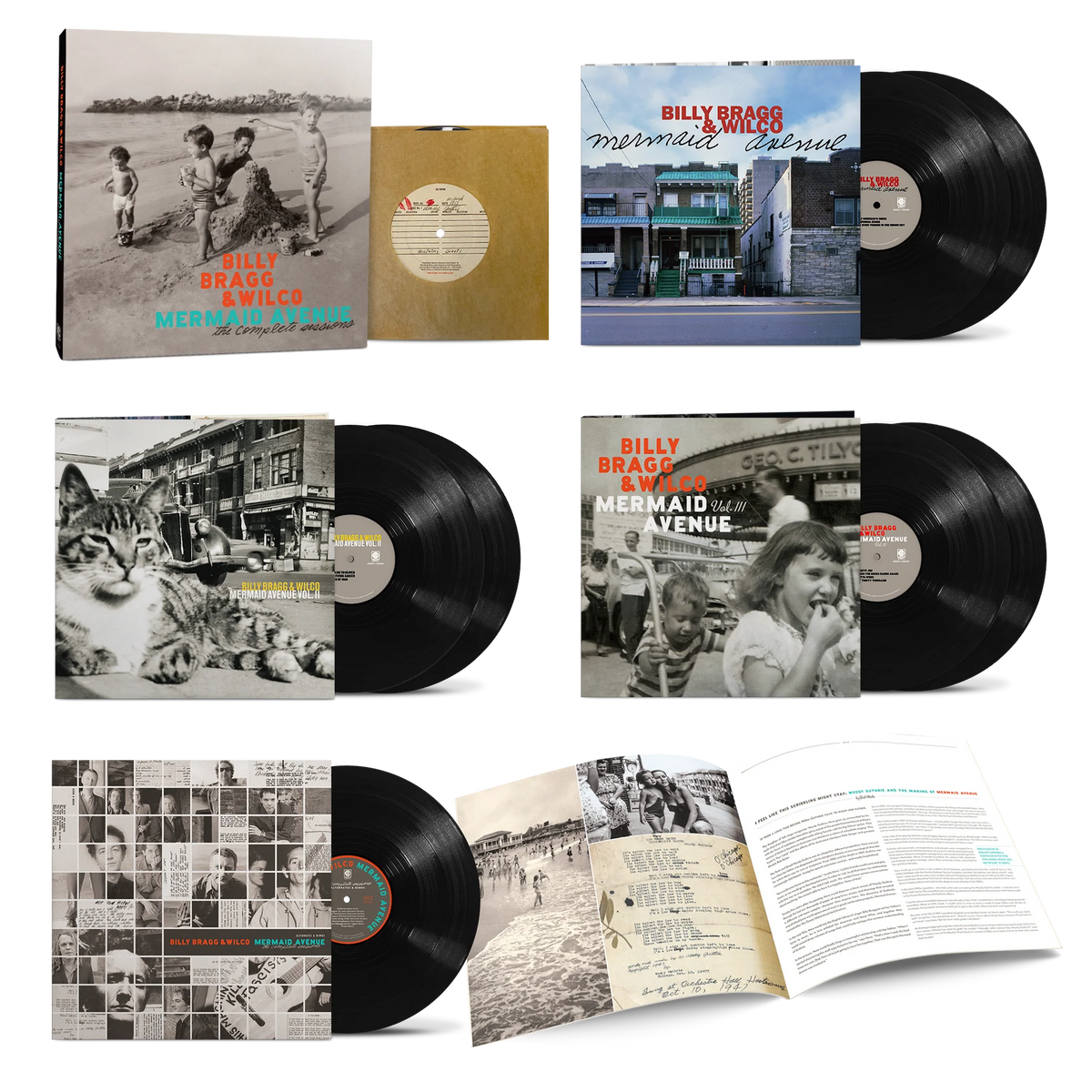Billy Bragg & Wilco – Mermaid Avenue: The Complete Sessions - (7-LPs + 7" Box Set Vinyl)