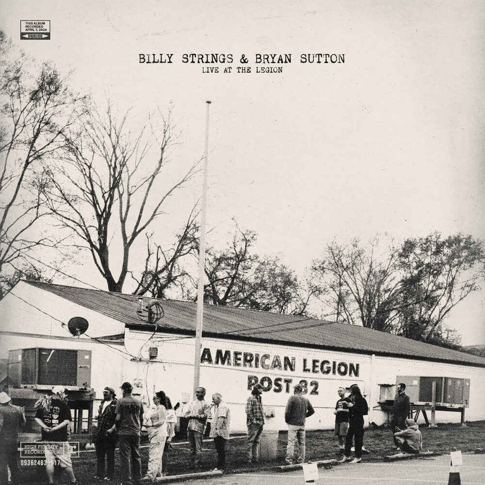 Billy Strings & Bryan Sutton - Live At The Legion (Tri-Color Red White Blue 2-LP Vinyl) - Back