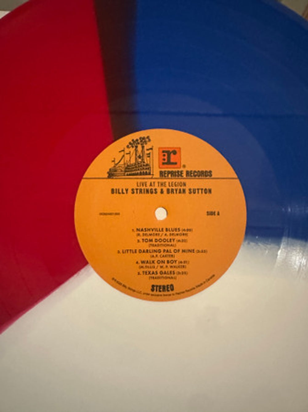 Billy Strings & Bryan Sutton - Live At The Legion (Tri-Color Red White Blue 2-LP Vinyl) - Alternate View