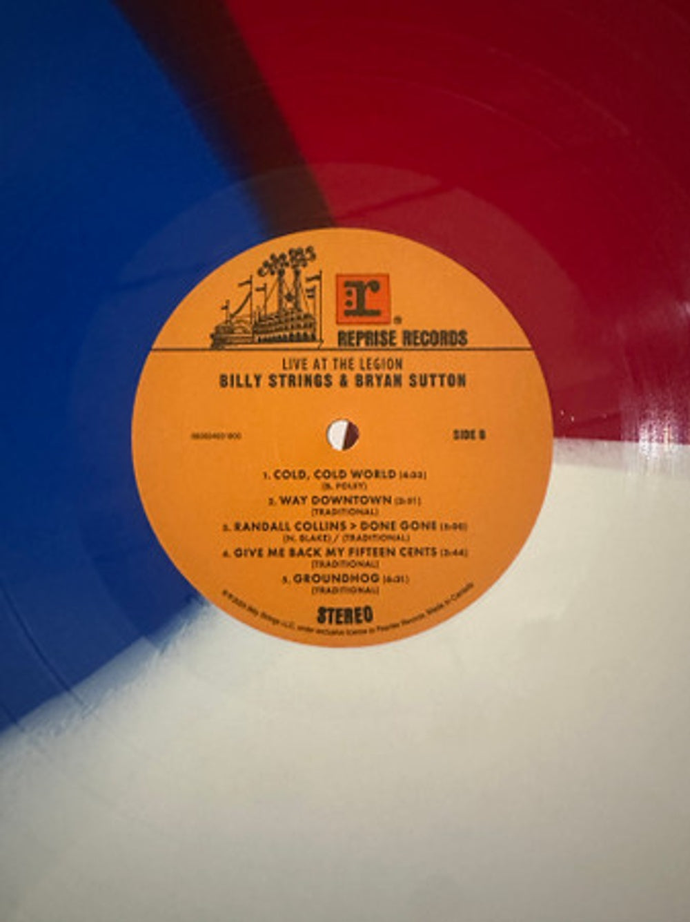 Billy Strings & Bryan Sutton - Live At The Legion (Tri-Color Red White Blue 2-LP Vinyl) - Close-Up