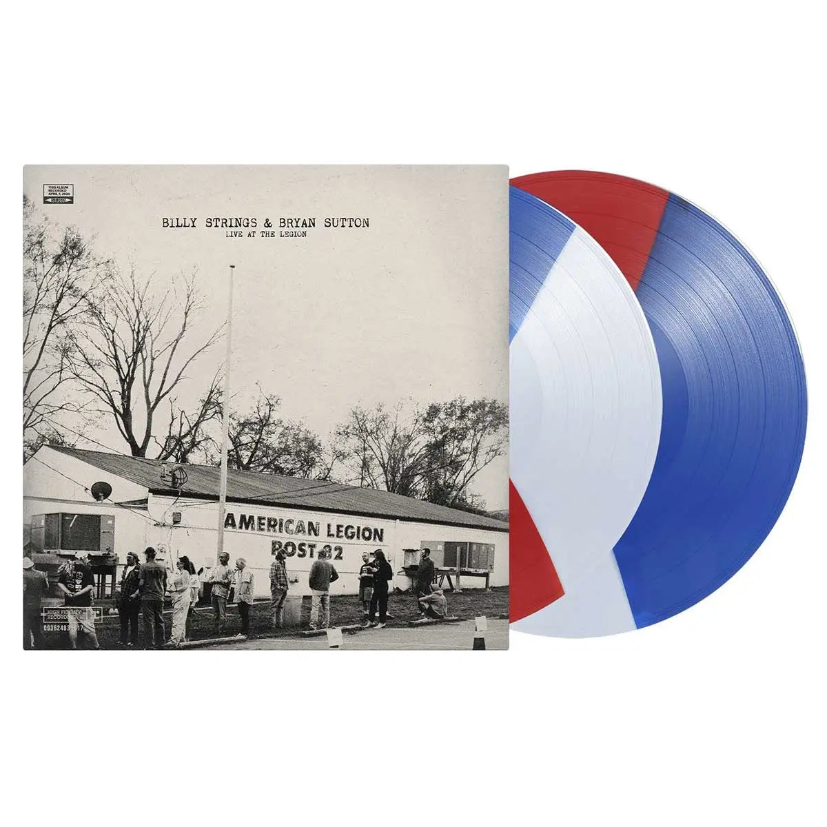 Billy Strings & Bryan Sutton - Live At The Legion (Tri-Color Red White Blue 2-LP Vinyl)