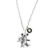 Birthstone Bear Necklaces Sterling Silver & Semi-Precious Stones