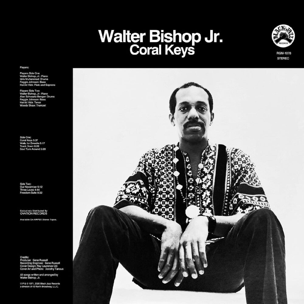 Bishop Jr.,Walter – Coral Keys - Remastered - Blue/Black Swirl (Blk LP Vinyl)