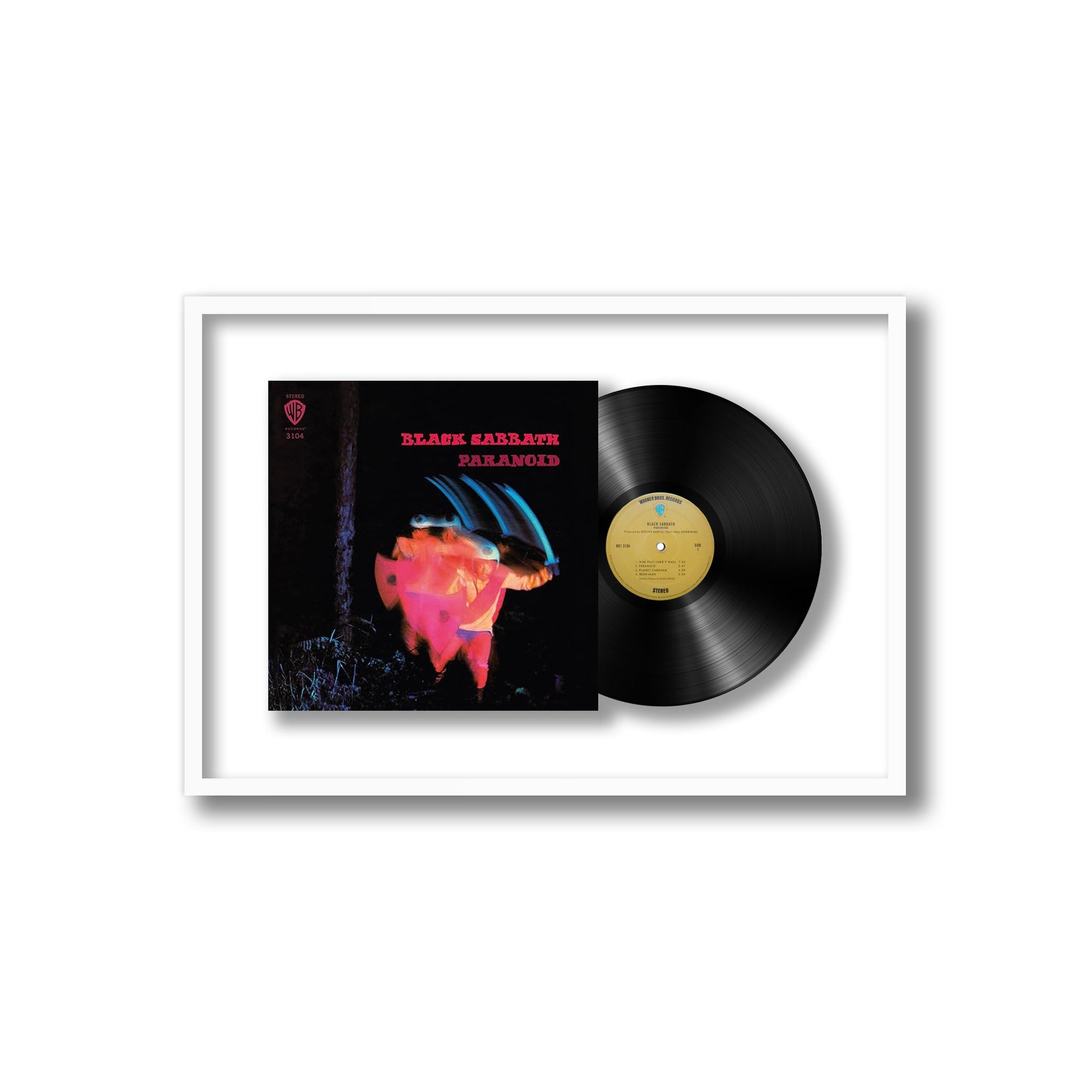 Black Sabbath - Paranoid (Framed Vinyl)