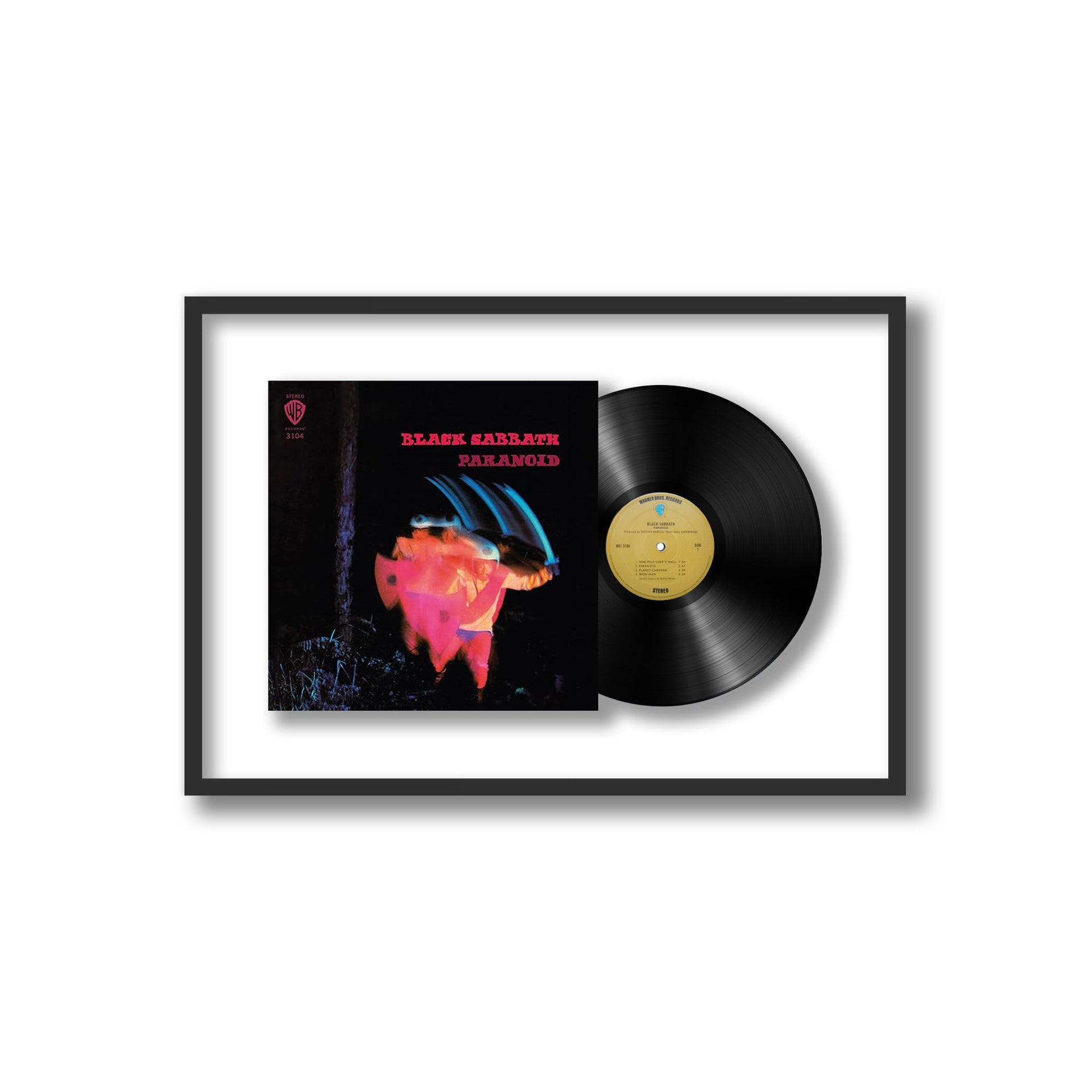 Black Sabbath - Paranoid (Framed Vinyl)