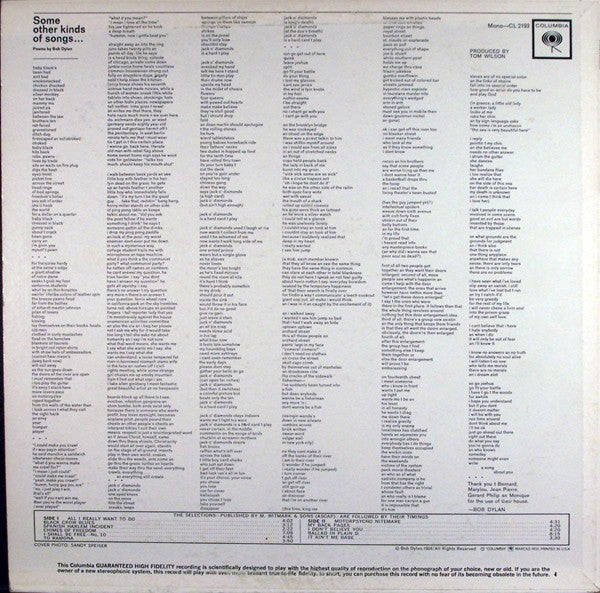 Bob Dylan – Another Side Of Bob Dylan (LP Vinyl)