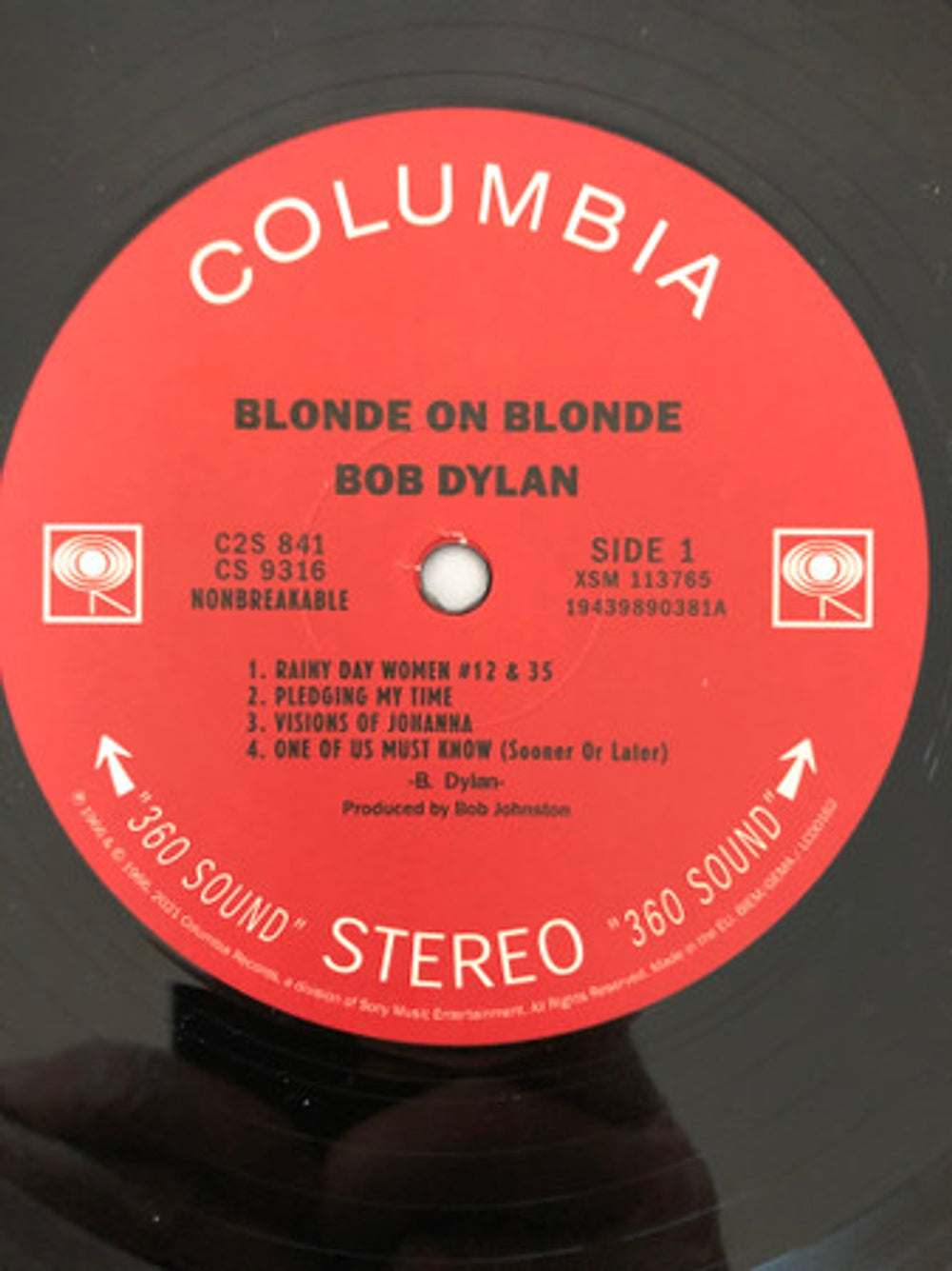 Bob Dylan – Blonde On Blonde (2-LP Vinyl) - Detail
