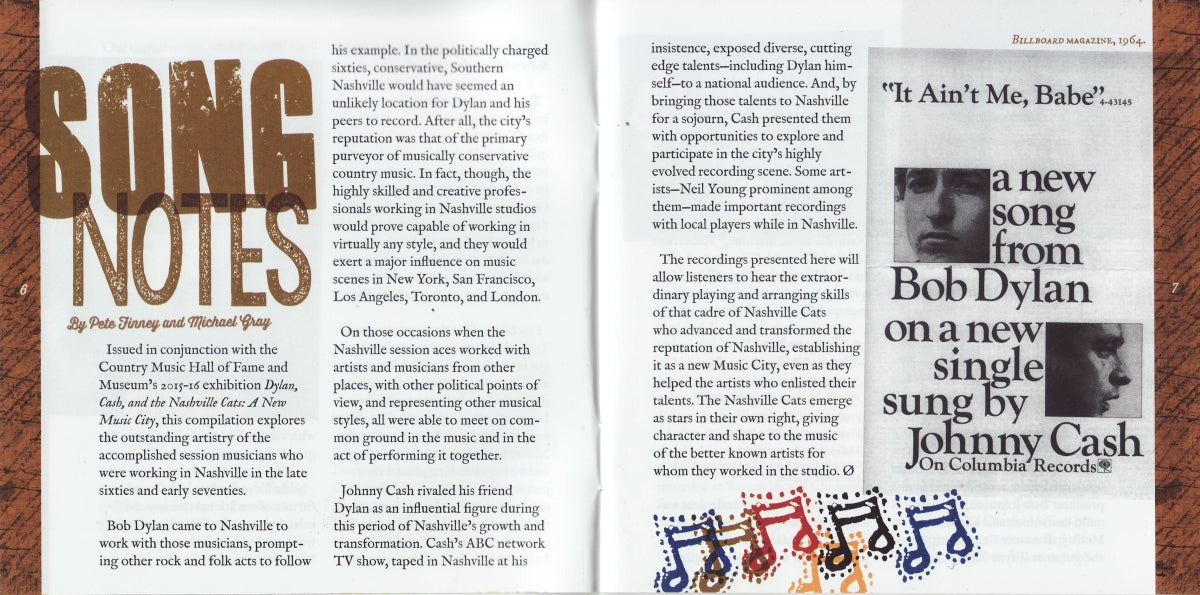 Bob Dylan – Dylan, Cash & the Nashville Cats: A New Music City (2-CD) - Additional View