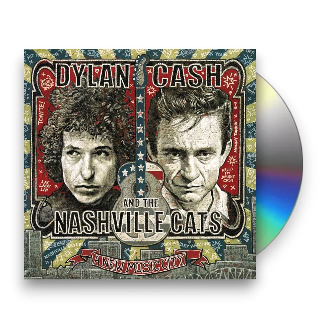 Bob Dylan – Dylan, Cash & the Nashville Cats: A New Music City (2-CD) - Front