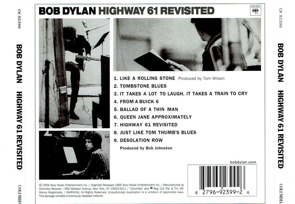 Bob Dylan – Highway 61 Revisited (CD) - Detail
