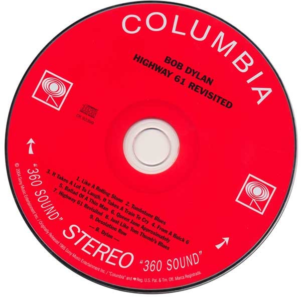 Bob Dylan – Highway 61 Revisited (CD) - Alternate View