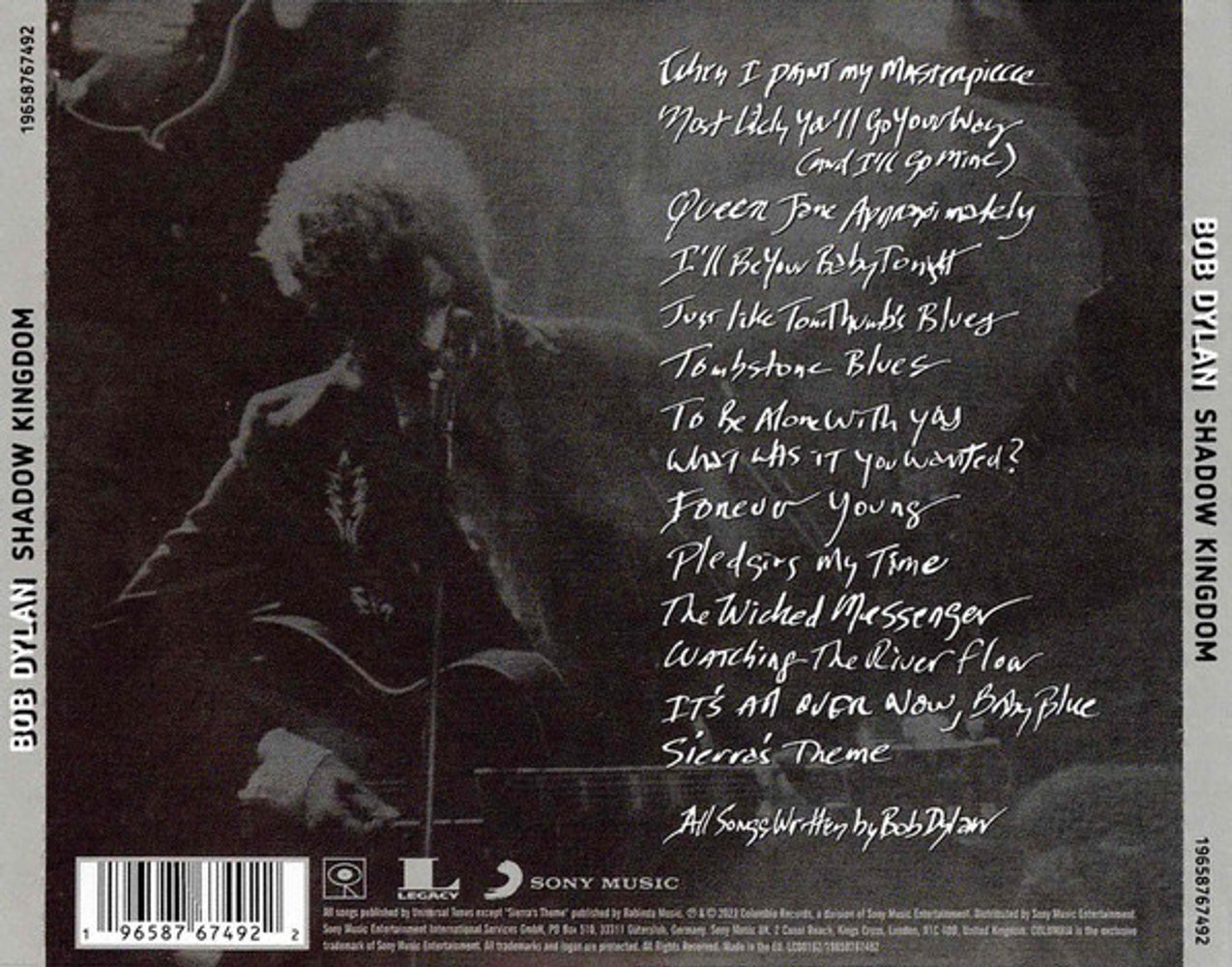 Bob Dylan – Shadow Kingdom (CD) - Detail