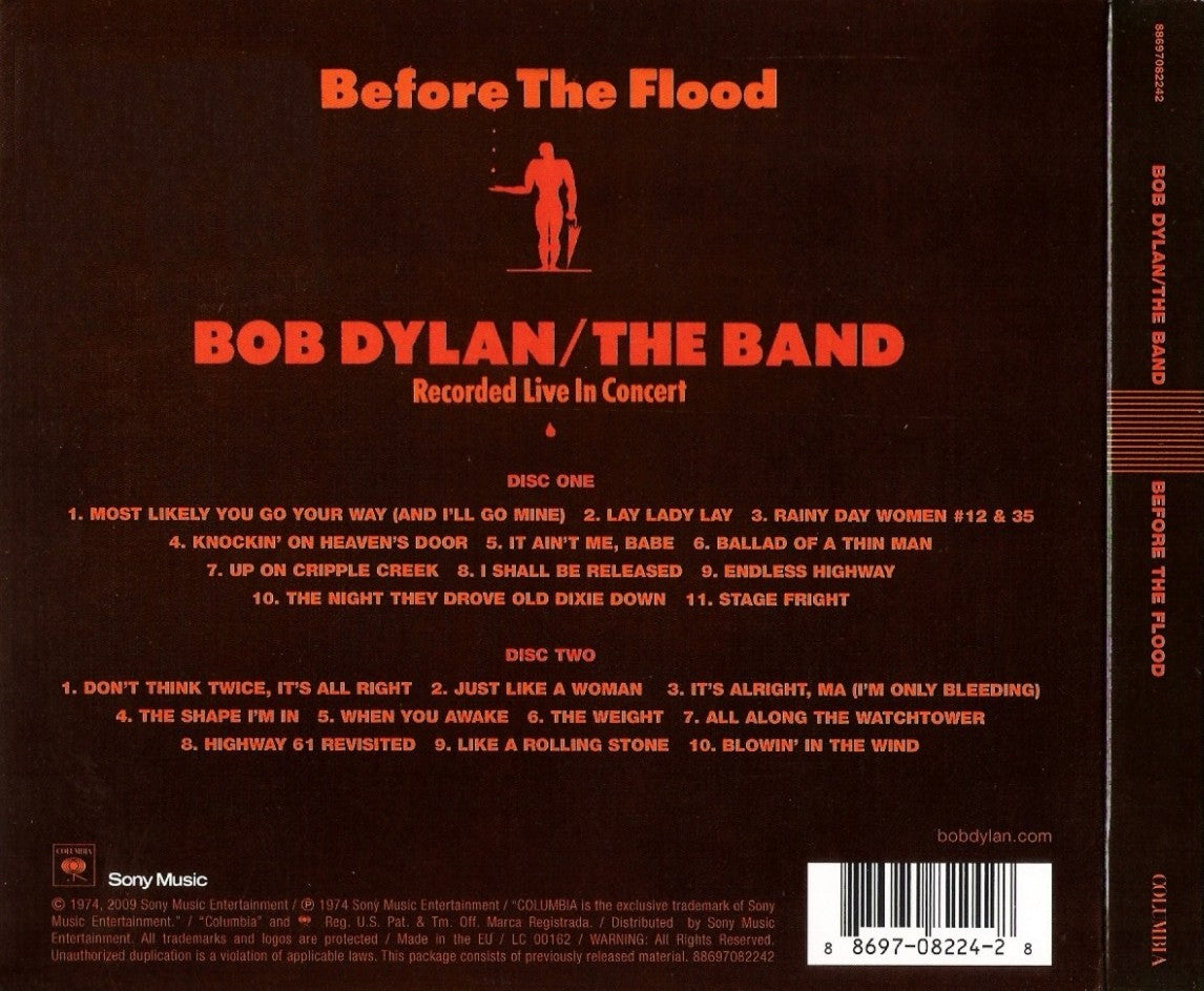 Bob Dylan / The Band – Before The Flood (2-CD) - Detail