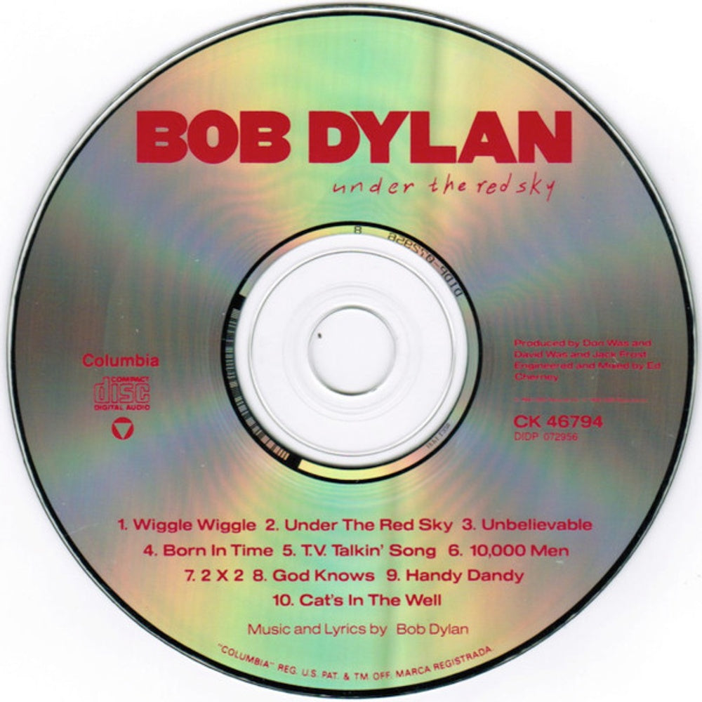 Bob Dylan – Under the Red Sky (CD) - Close-Up