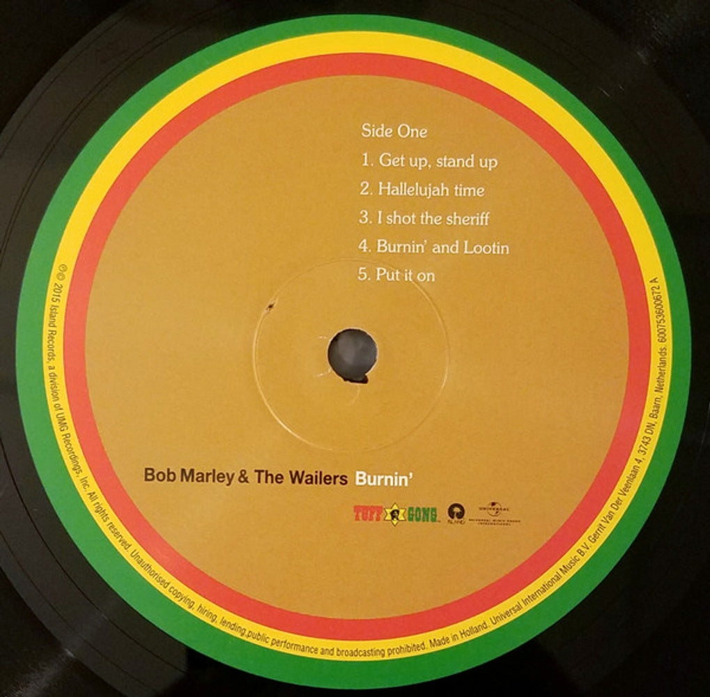 Bob Marley – Burnin (LP Vinyl) - Alternate View