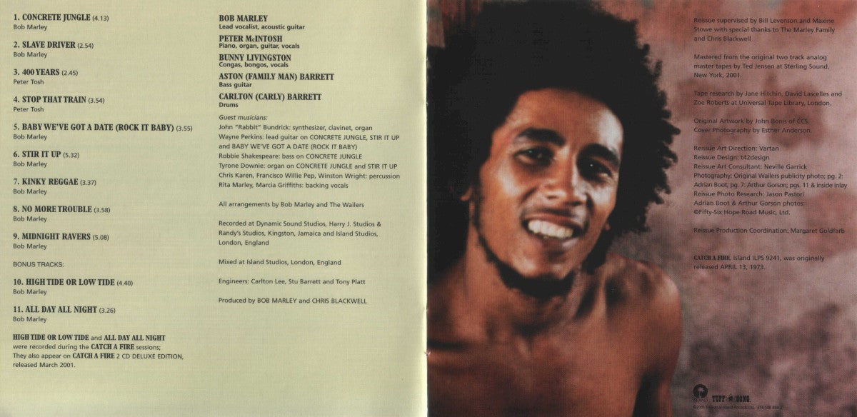 Bob Marley – Catch A Fire (LP Vinyl) - Label