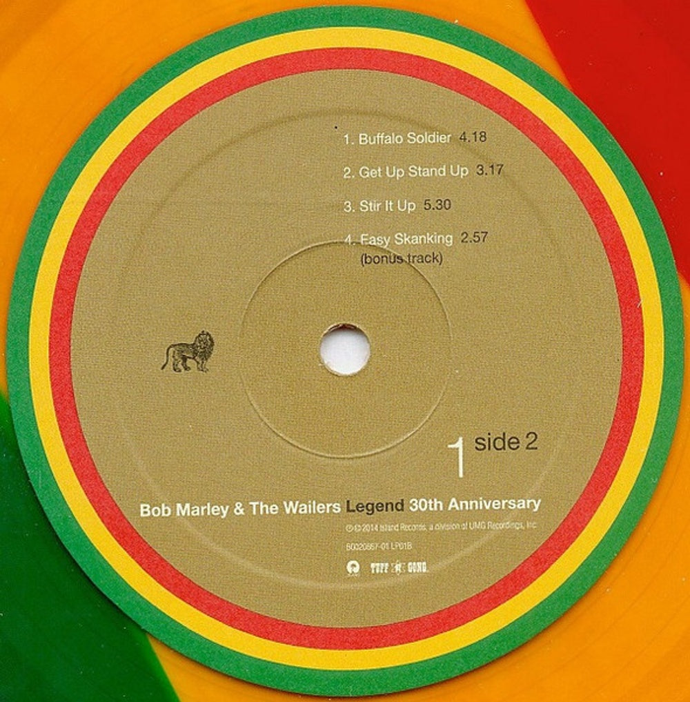 Bob Marley – Legend: 30th Anniversary Edition (2-LP Vinyl) - Close-Up