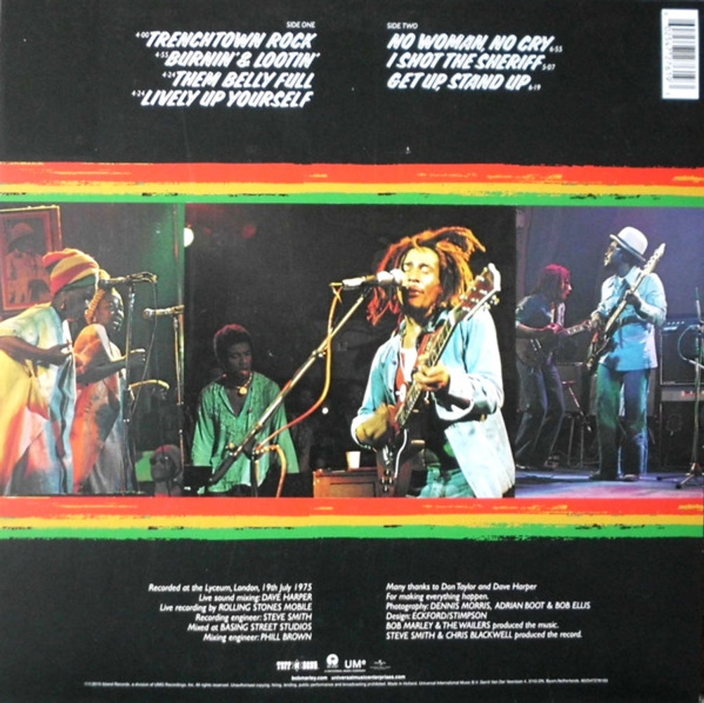 Bob Marley – Live! (LP Vinyl) - Detail