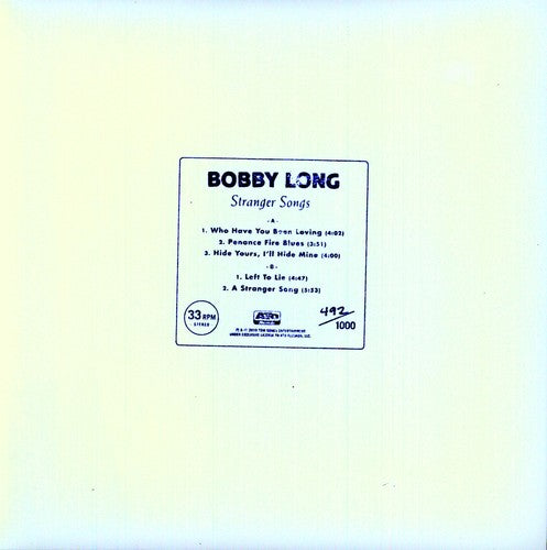 Bobby Long – Stranger Songs (10" 12" Vinyl)