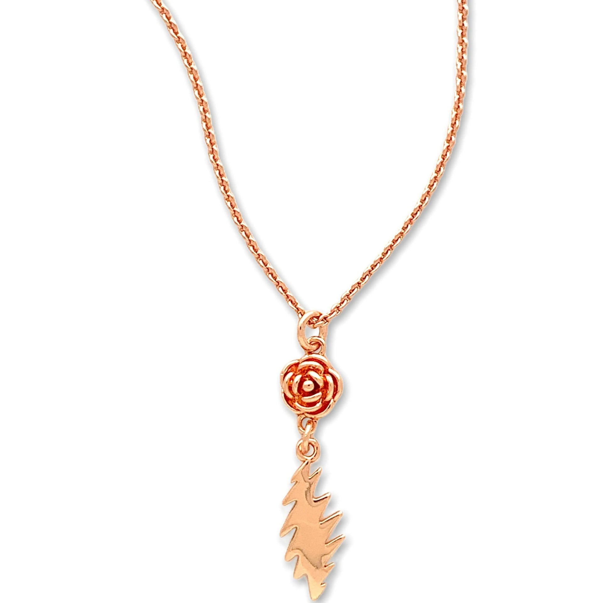 Grateful Dead Lady Lullaby Necklace | Rose Gold Hiouchi Jewels / Rose & Bolt Grateful Dead Jewelry Necklace {{Shop name}}