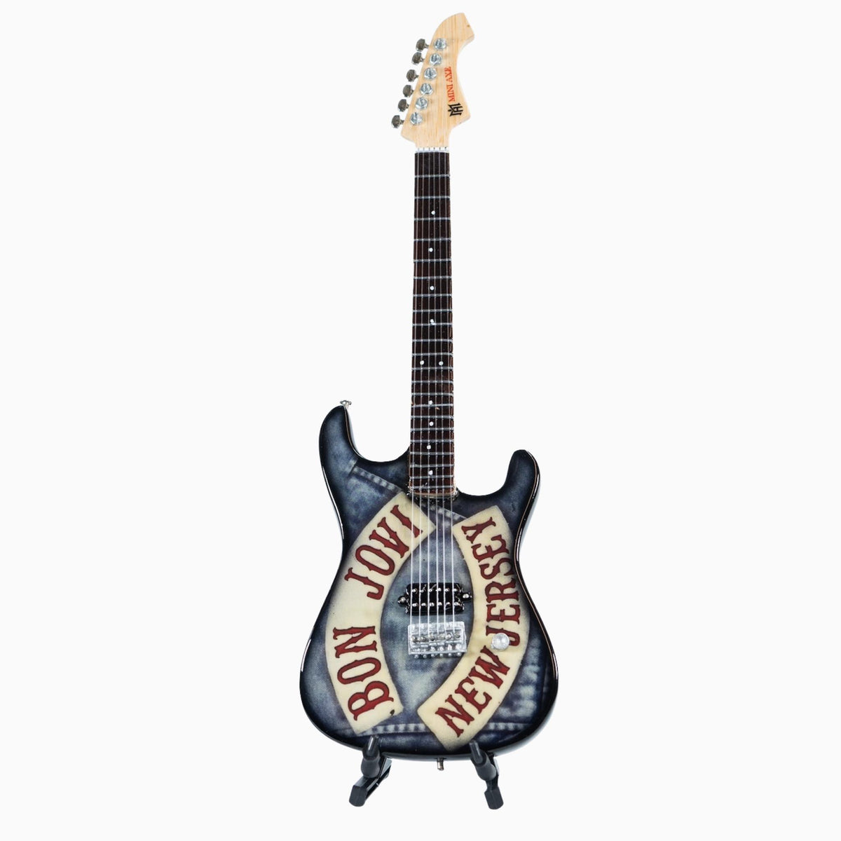 Bon Jovi Denim Mini Guitar