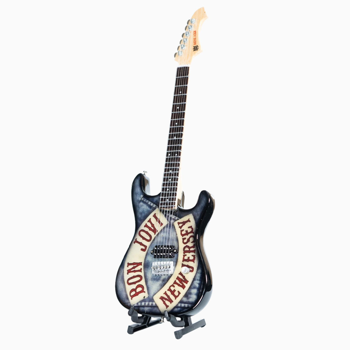 Bon Jovi Denim Mini Guitar