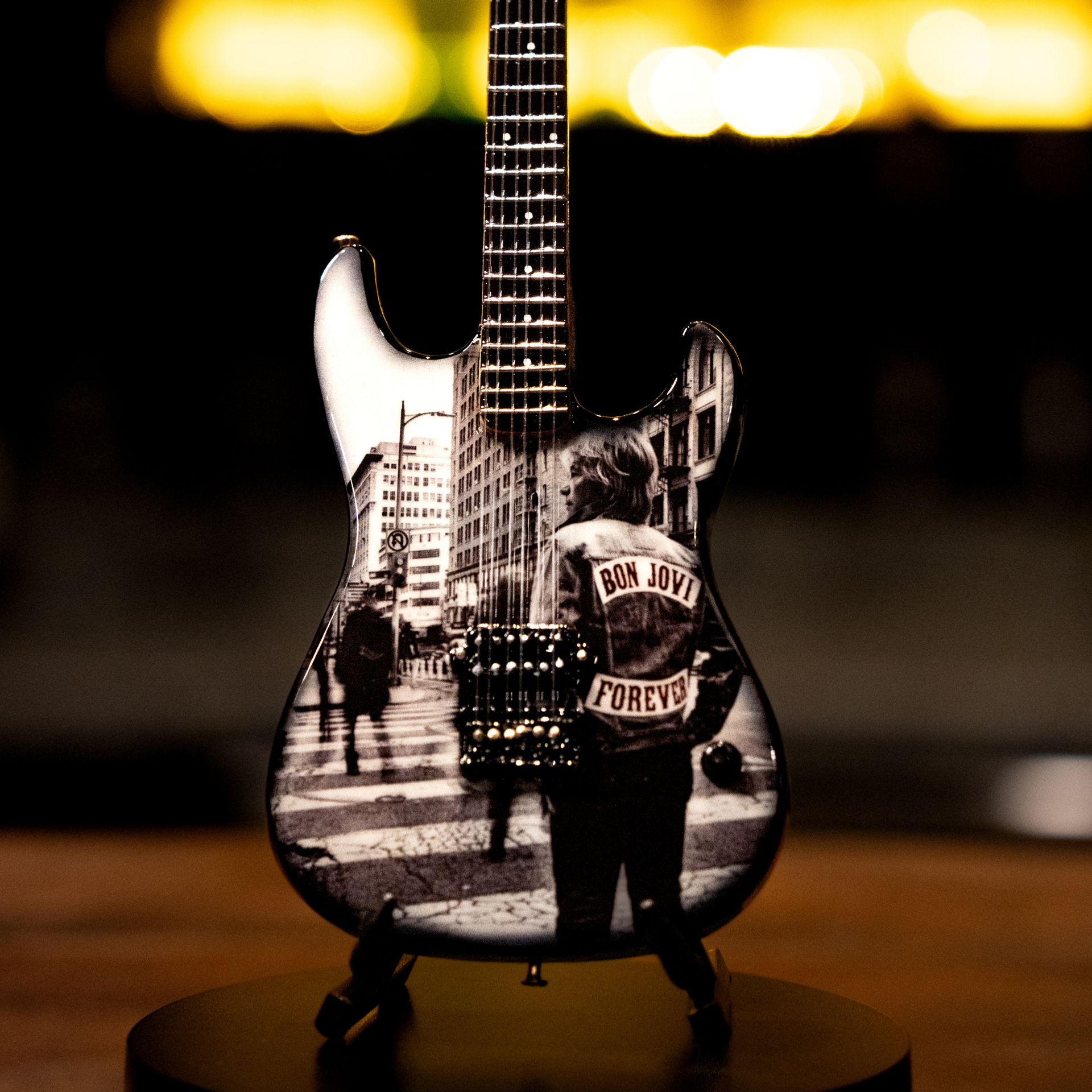 Bon Jovi Forever Album Mini Guitar