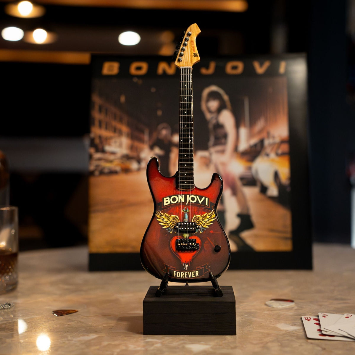 Bon Jovi Forever Tour Mini Guitar