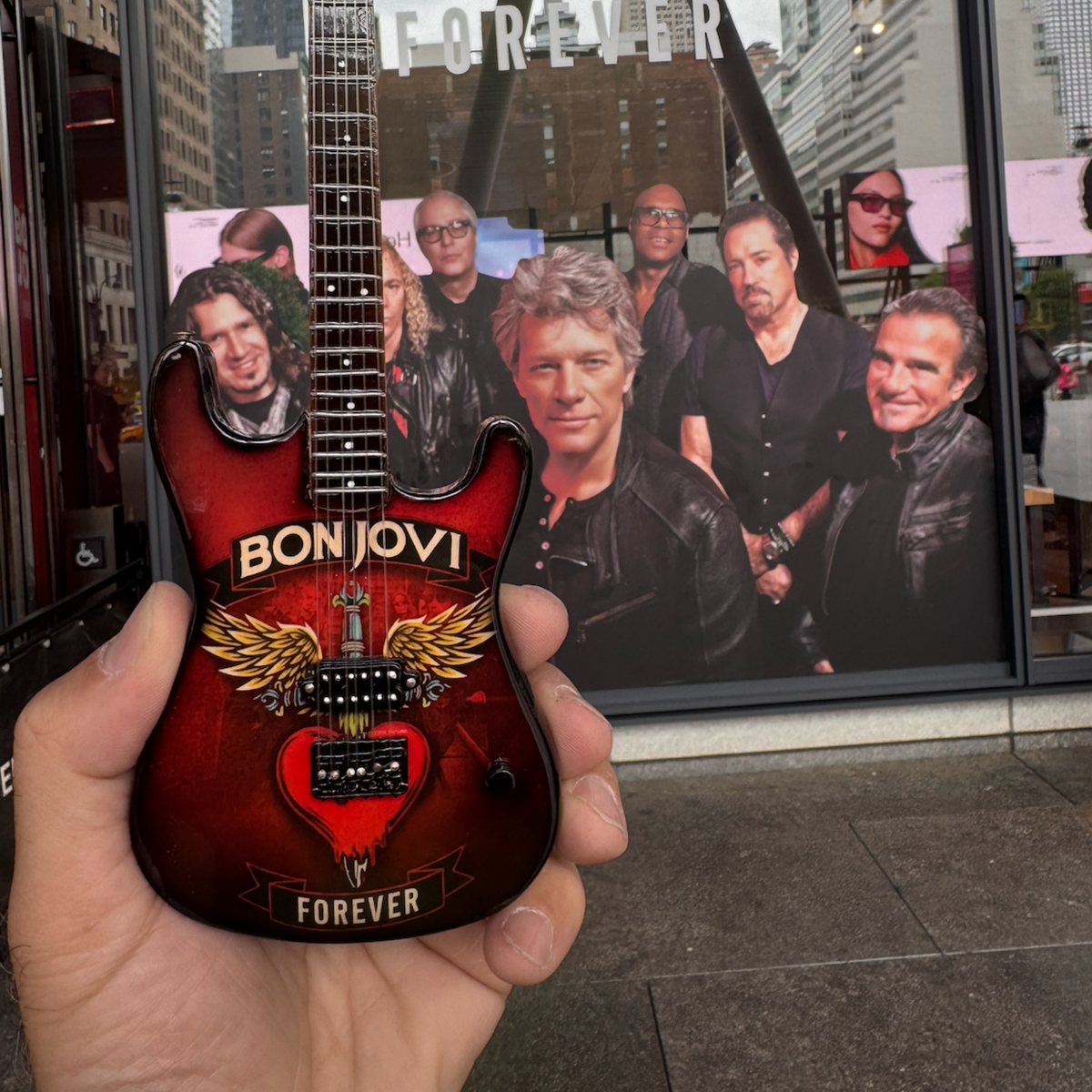 Bon Jovi Forever Tour Mini Guitar