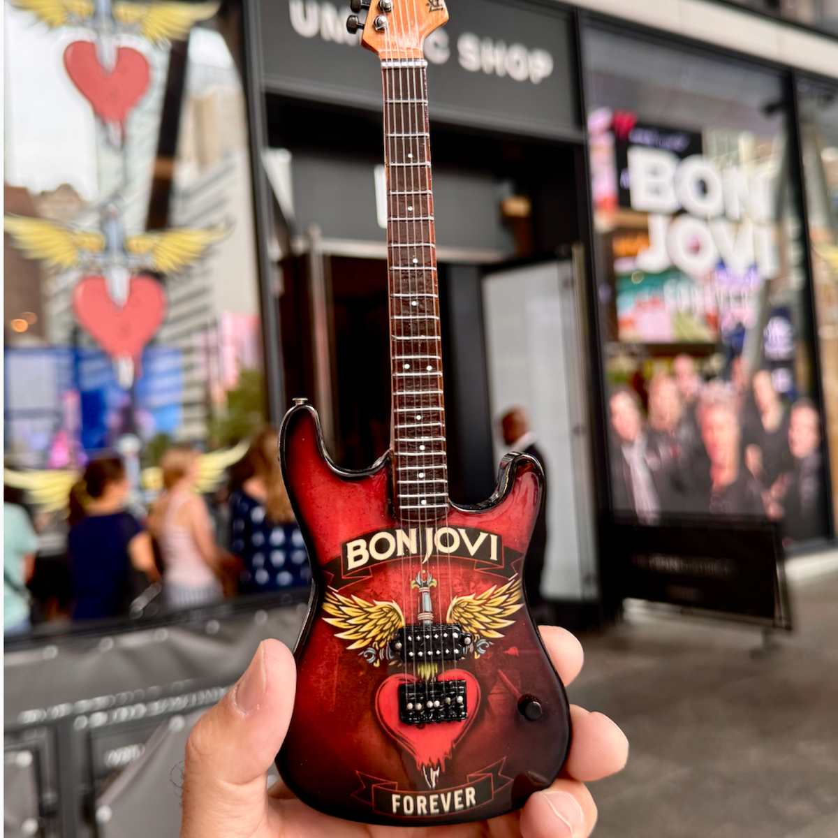 Bon Jovi Forever Tour Mini Guitar