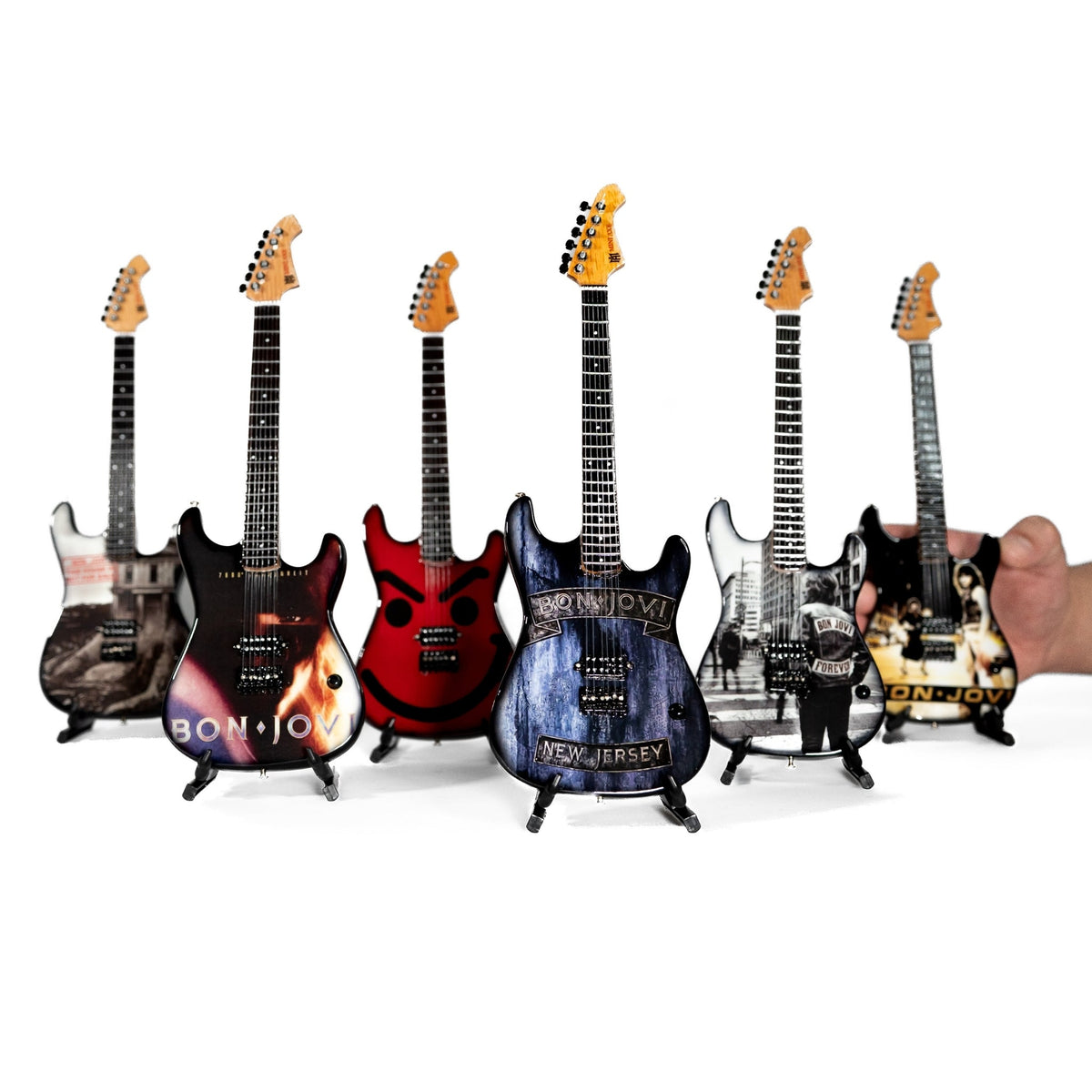 Bon Jovi Mini Guitar Set