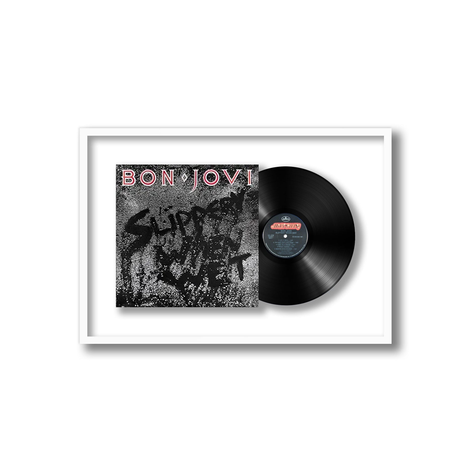 Bon Jovi - Slippery When Wet (Framed Vinyl)