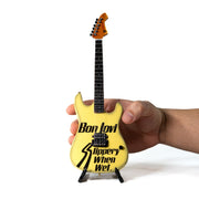 Bon Jovi Slippery When Wet Mini Guitar