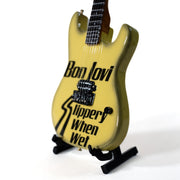 Bon Jovi Slippery When Wet Mini Guitar