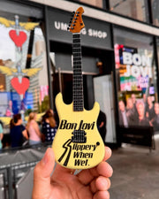 Bon Jovi Slippery When Wet Mini Guitar