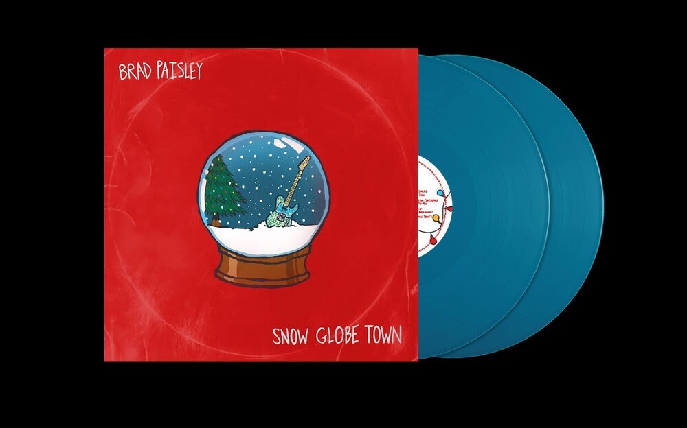 Brad Paisley – Snow Globe Town (Aqua 2-LP Vinyl)
