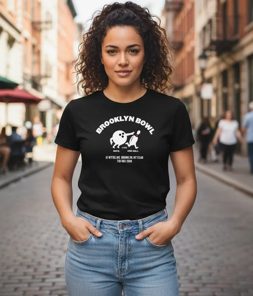 Brooklyn Bowl Williamsburg "Chasing Pins" T-Shirt Brooklyn Bowl Williamsburg Shirt {{Shop name}}