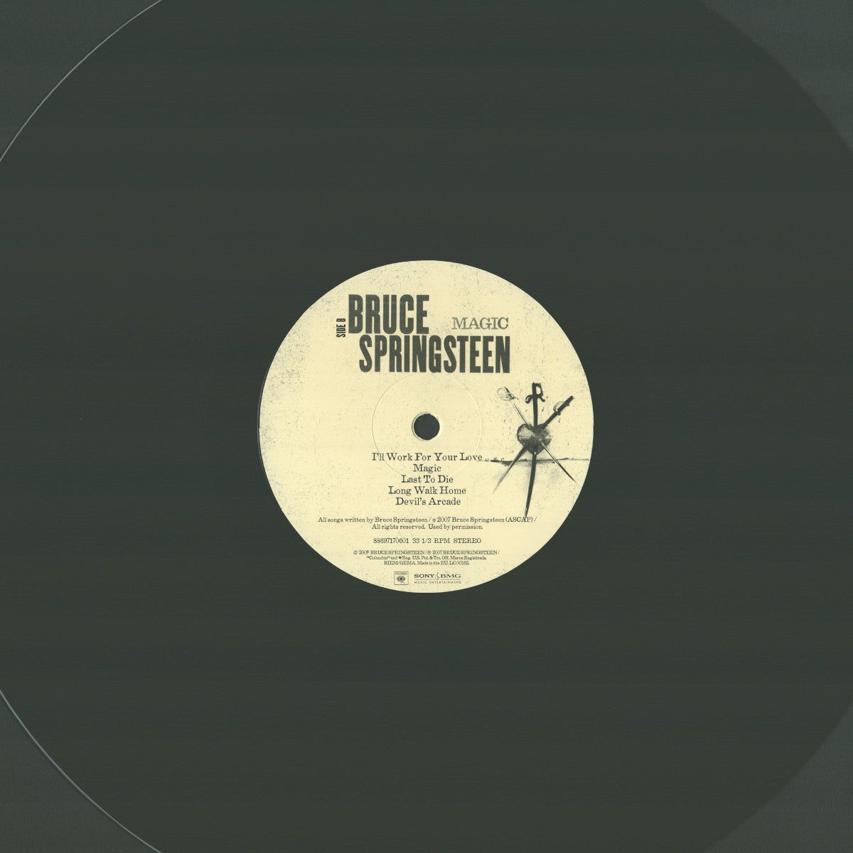 Bruce Springsteen – Magic (LP Vinyl) - Side View