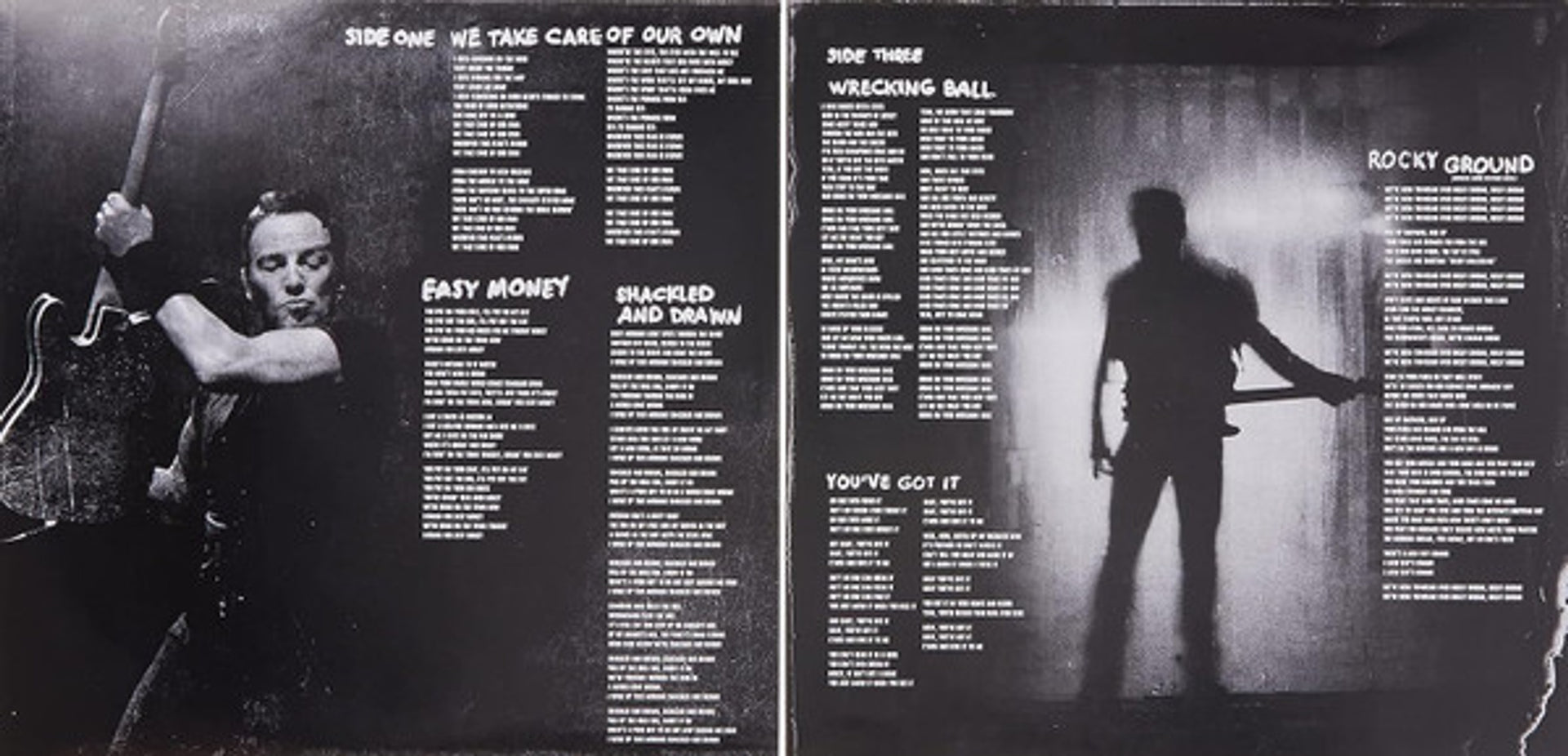 Bruce Springsteen – Wrecking Ball (2-LP Vinyl) - Side View